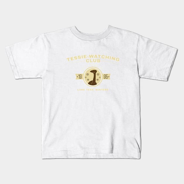 Tessie Watching Club Member Tee Kids T-Shirt by LivelyLexie